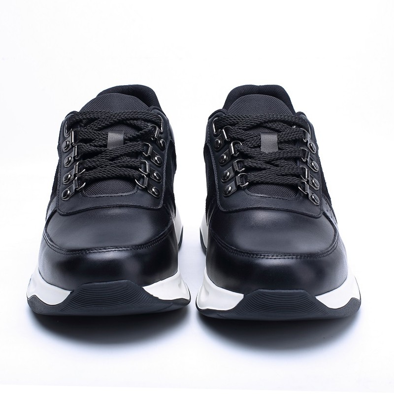 Basket Homme rehaussante | noir +7 cm | Mario Bertulli