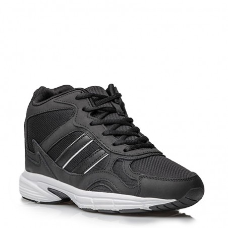 Basket Homme rehaussante  | Noir +7 CM | Mario Bertulli
