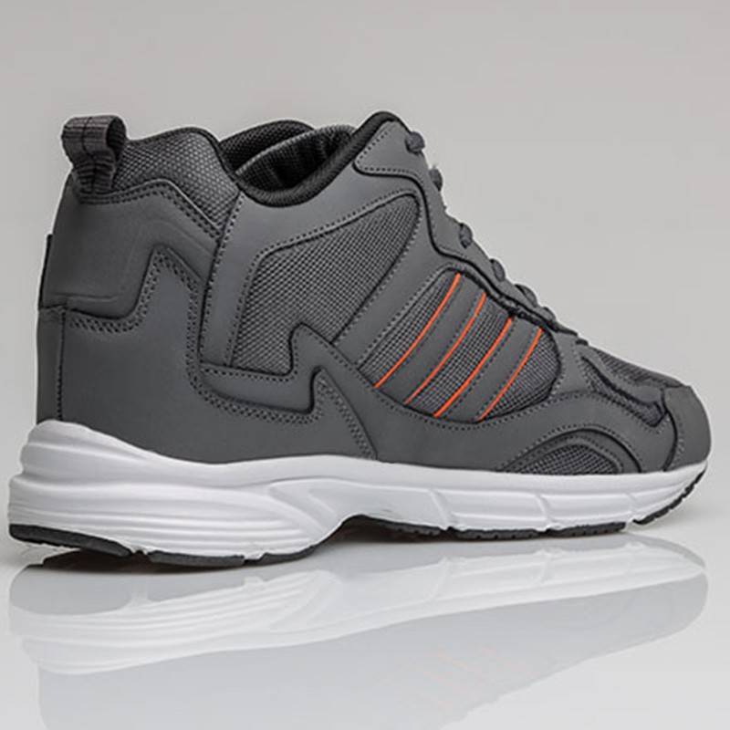 Basket Homme rehaussante  | Gris +7 CM | Mario Bertulli