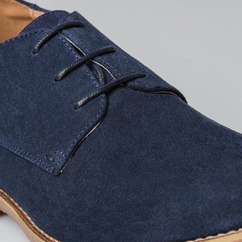 Chaussure Derby compensée Homme | Marine +6 CM | Mario Bertulli