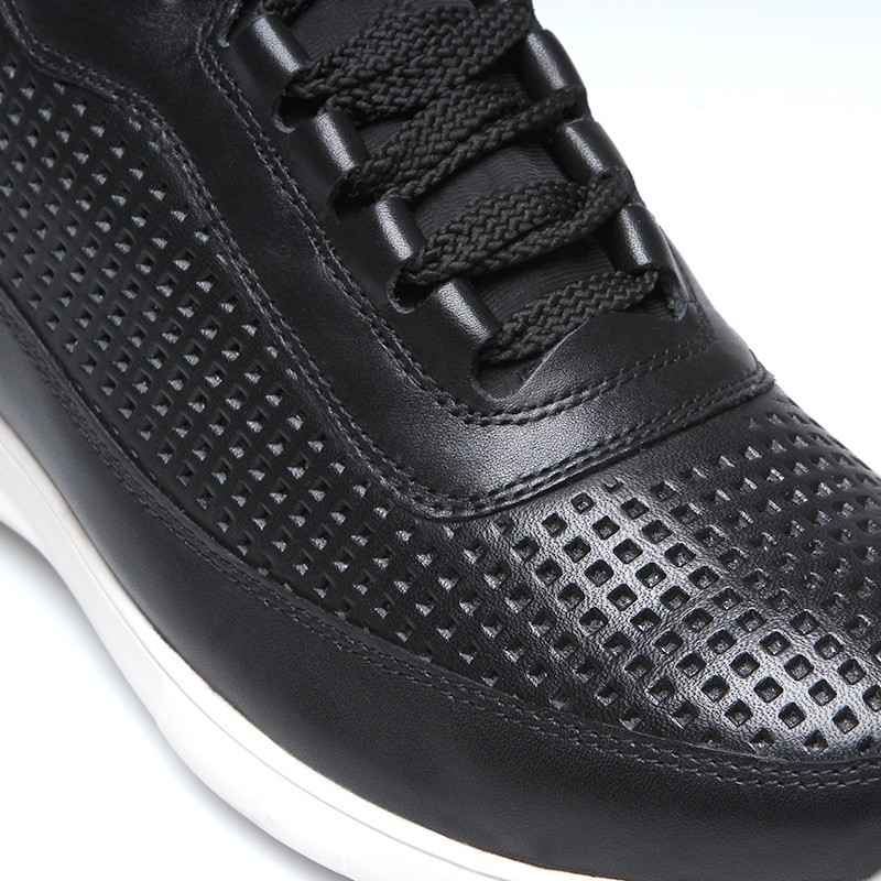 Sneaker Homme rehaussante  | Noir +6 CM | Mario Bertulli