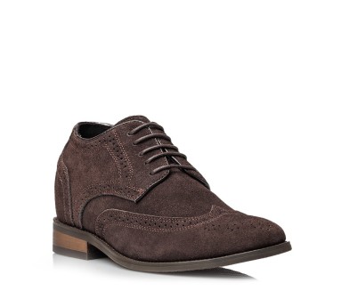 Chaussure Derby compensée Homme | Marron +7 CM | Mario Bertulli