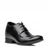 Chaussure Derby compensée Homme | Noir +7 CM | Mario Bertulli