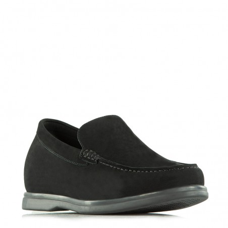 Mocassin rehaussant Homme | Noir +6 cm | Mario Bertulli