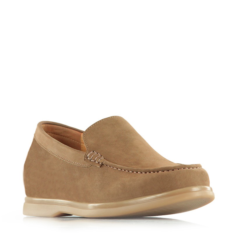 Mocassin rehaussant Homme | Sable +6 cm | Mario Bertulli