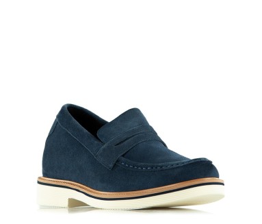 Mocassin rehaussant Homme | Marine +7 CM | Mario Bertulli