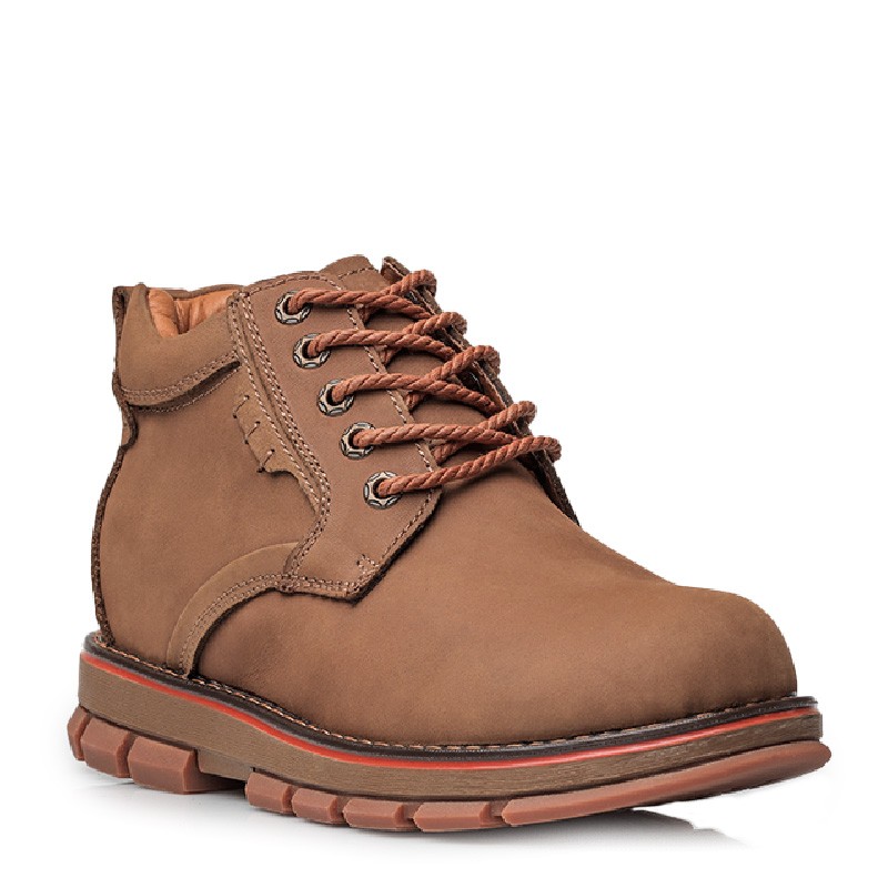 Bottes compensées Homme | Marron +7 CM | Mario Bertulli