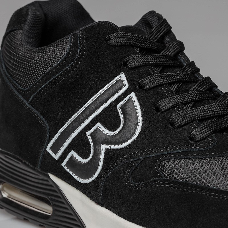 Basket Homme rehaussante  | Noir +7 CM | Mario Bertulli