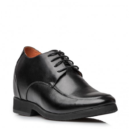 Chaussure Derby compensée Homme | Noir +9 CM | Mario Bertulli