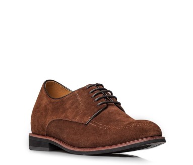 Chaussure Derby compensée Homme | Marron +7 CM | Mario Bertulli