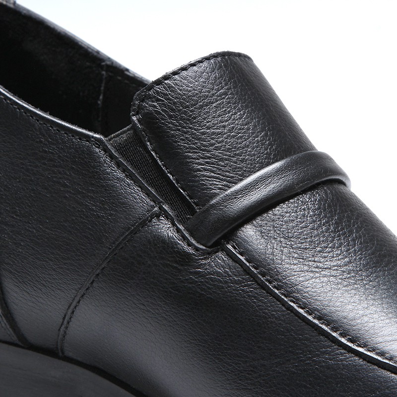 Mocassin rehaussant Homme | Noir +7 CM | Mario Bertulli