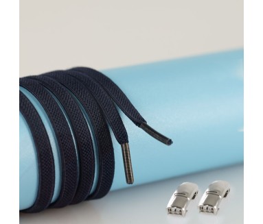 Lacets magnetiques bleu