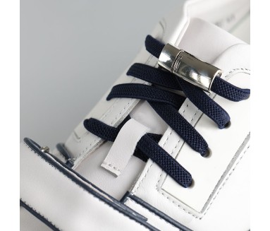 Lacets magnetiques bleu