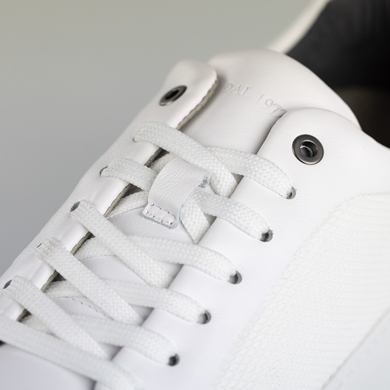 Sneaker talon compensé Homme | blanc +6 cm | Mario Bertulli