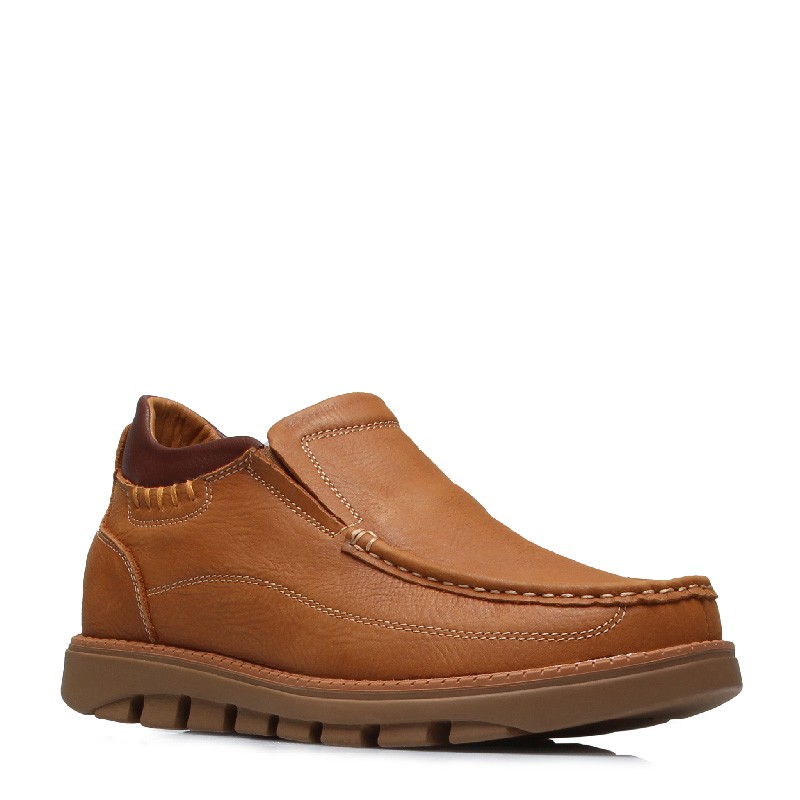 Mocassin rehaussant Homme | Camel +5,5 CM | Mario Bertulli