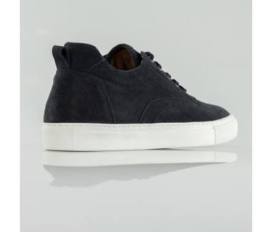 Sneaker talon compensé Homme | Marine +6,5 CM | Mario Bertulli