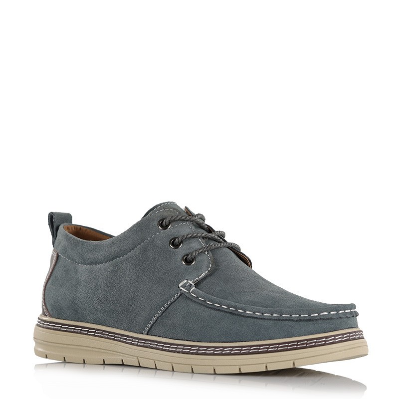 Mocassin rehaussant Homme | Gris +6 cm | Mario Bertulli