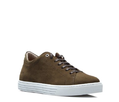 Sneaker talon compensé Homme | Kaki +6 CM | Mario Bertulli