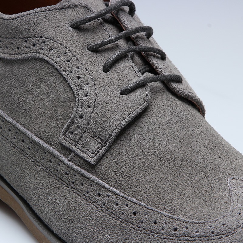Chaussure Derby compensée Homme | Gris +7 CM | Mario Bertulli