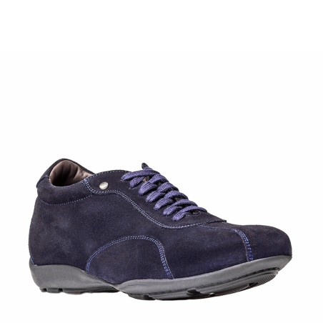 Sneaker talon compensé Homme | Marine +5 CM | Mario Bertulli