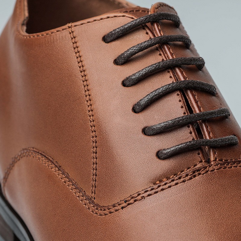 Richelieu compensé Homme | Marron +7 CM | Mario Bertulli