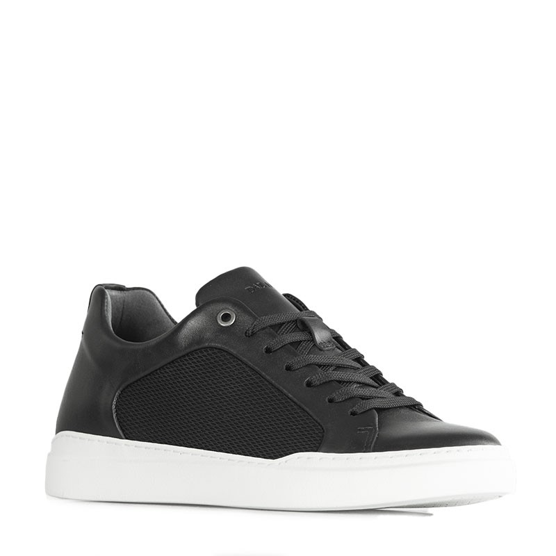 Sneaker talon compensé Homme | noir +6 cm | Mario Bertulli