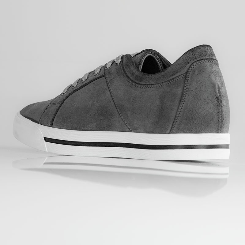 Sneaker Homme rehaussante  | Gris foncé +6 CM | Mario Bertulli