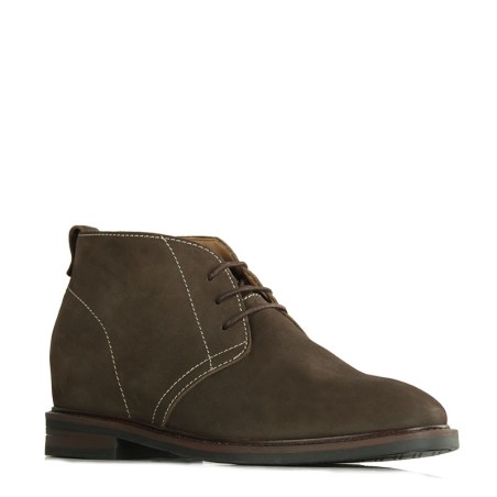 Bottes compensées Homme | chocolat +7,5cm | Mario Bertulli