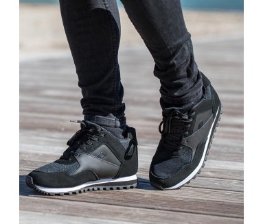 Basket pelago noir +7cm - mario bertulli