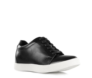 Sneaker talon compensé Homme | Noir +6,5 CM | Mario Bertulli