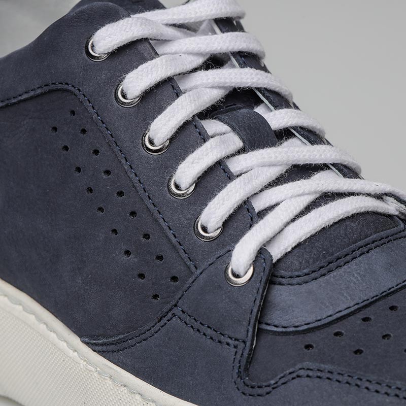 Sneaker Isolabona bleu marine +7cm - mario bertulli