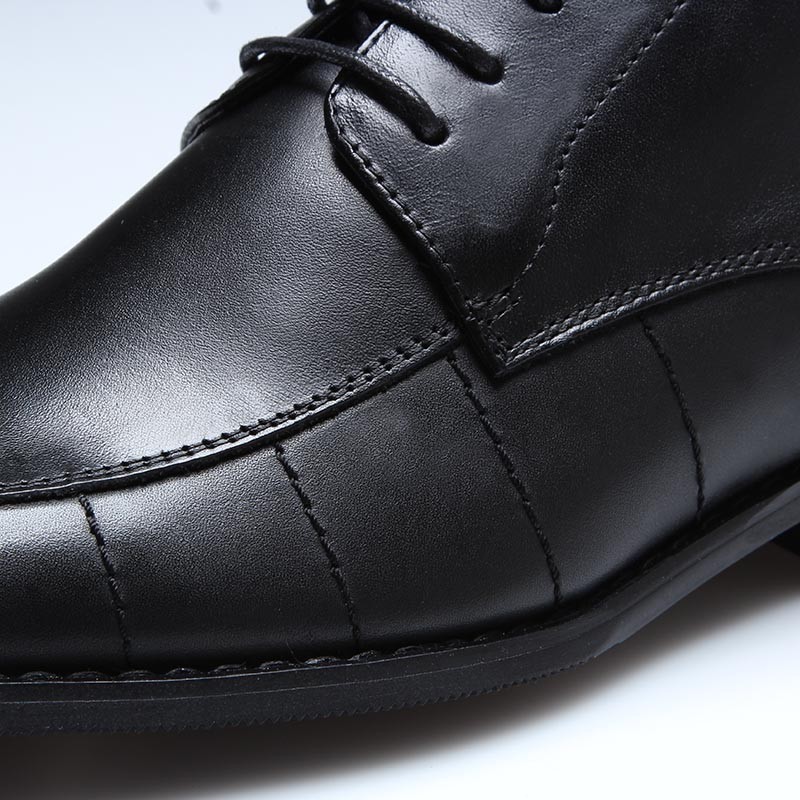 Chaussure Derby compensée Homme | Noir +7 CM | Mario Bertulli