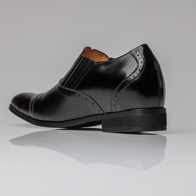 Mocassin rehaussant Homme | Noir +7 CM | Mario Bertulli