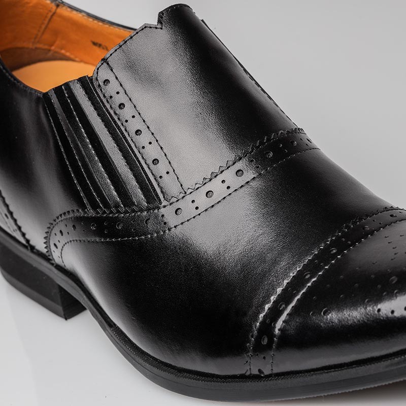 Mocassin rehaussant Homme | Noir +7 CM | Mario Bertulli