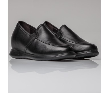 Mocassin rehaussant Homme | Noir +7,5 CM | Mario Bertulli