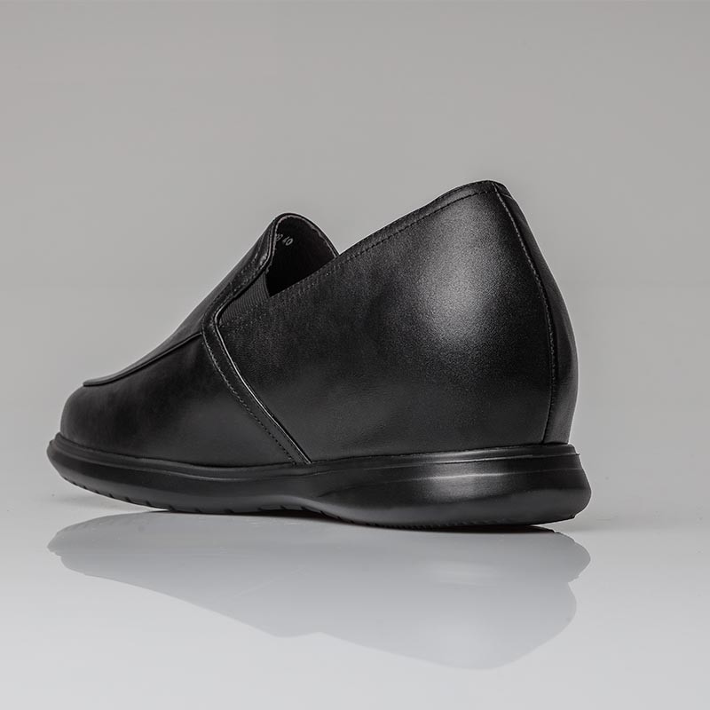 Mocassin rehaussant Homme | Noir +7,5 CM | Mario Bertulli