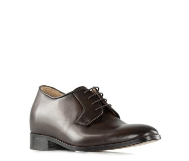 Chaussure Derby compensée Homme | Chocolat +6 CM | Mario Bertulli