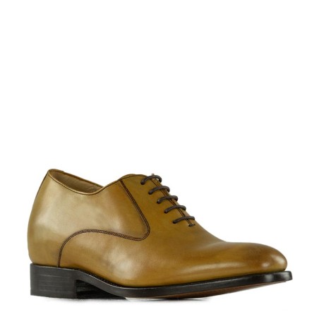 Richelieu compensé Homme | Cannelle +6 CM | Mario Bertulli