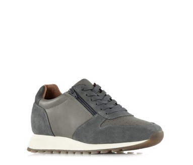 Basket Homme rehaussante  | Imperia gris +7,5cm | Mario Bertulli
