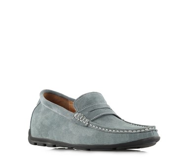 Mocassin rehaussant Homme | Gris clair +5,5 CM | Mario Bertulli