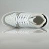 Sneaker talon compensé Homme | Blanc gris +5,5 cm | Mario Bertulli