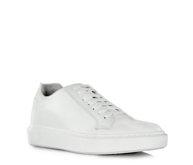 Sneaker talon compensé Homme | Blanc +6 cm | Mario Bertulli