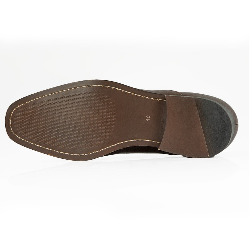 Richelieu compensé Homme | Marron +7,5 CM | Mario Bertulli
