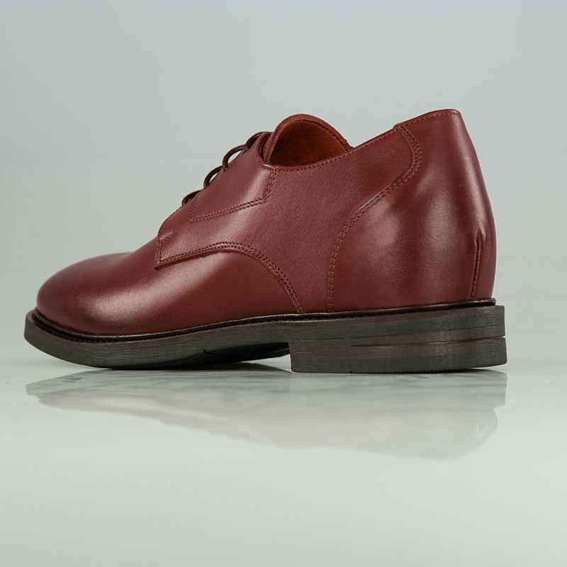 Chaussure Derby compensée Homme | marron +7,5cm | Mario Bertulli