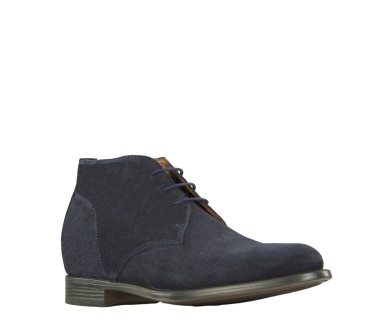 Bottes compensées Homme | Marine +6,5 CM | Mario Bertulli