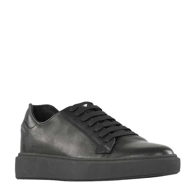 Sneaker talon compensé Homme | noir +6 cm | Mario Bertulli