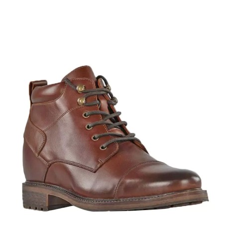 Bottines fourrés compensées  Homme | Noir +7.5 CM | Mario Bertulli