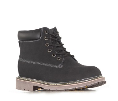 Bottes fourrés compensées  Homme | noir +7.5 CM | Mario Bertulli