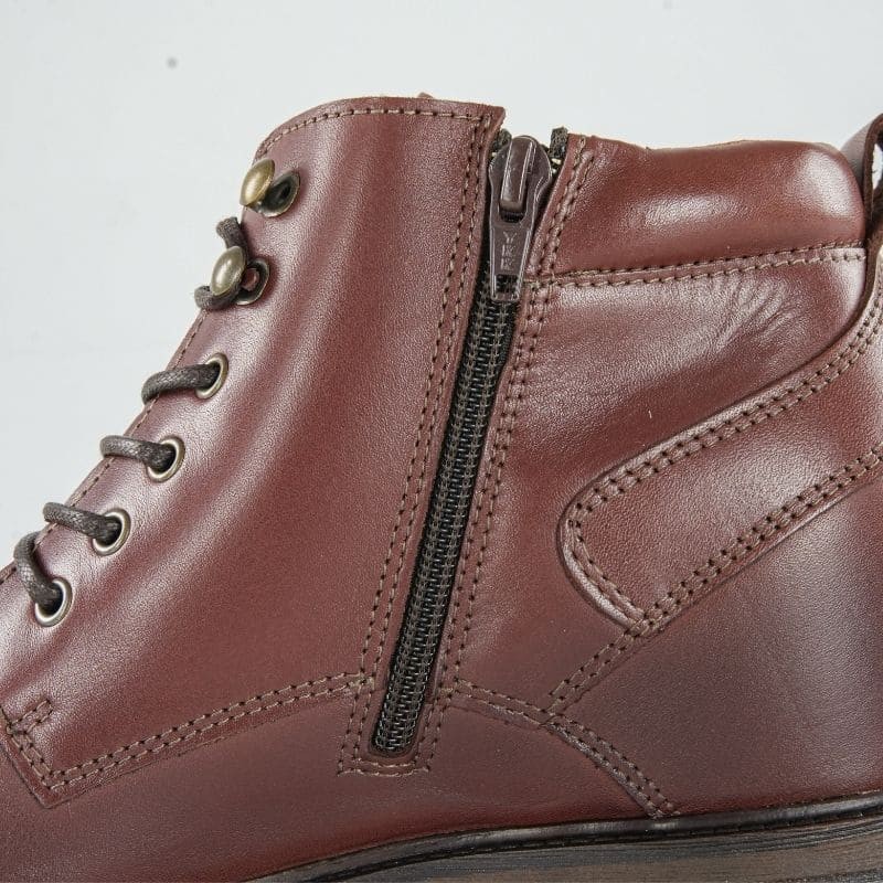 Bottines fourrés compensées  Homme | Noir +7.5 CM | Mario Bertulli