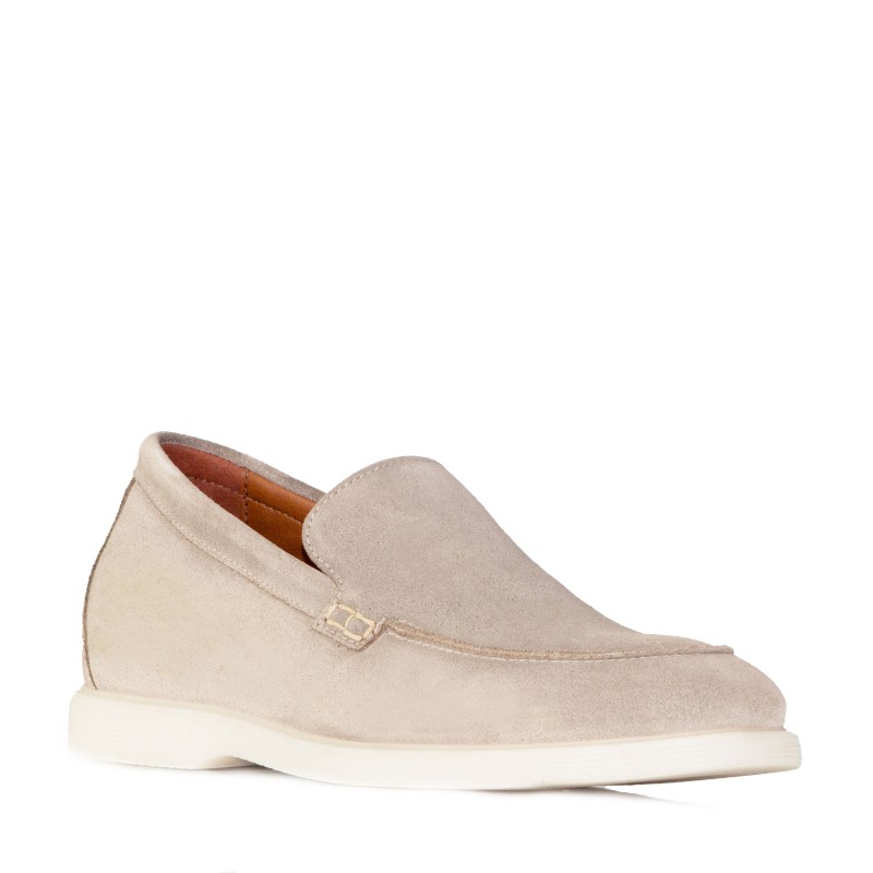 Mocassins rehaussants Positano sable +5cm